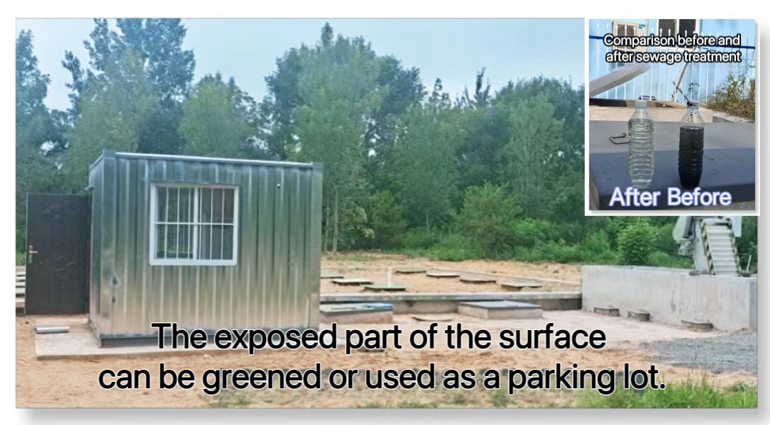 Domestic sewage treatment